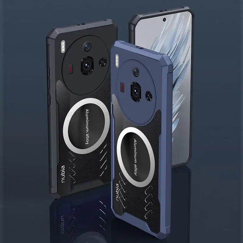 Casing HP ZTE nubia Z50S Pro Nubia Z50 Ultra Z30 Klip Pendingin Bernapas Klip Magsafing Pelindung Ma