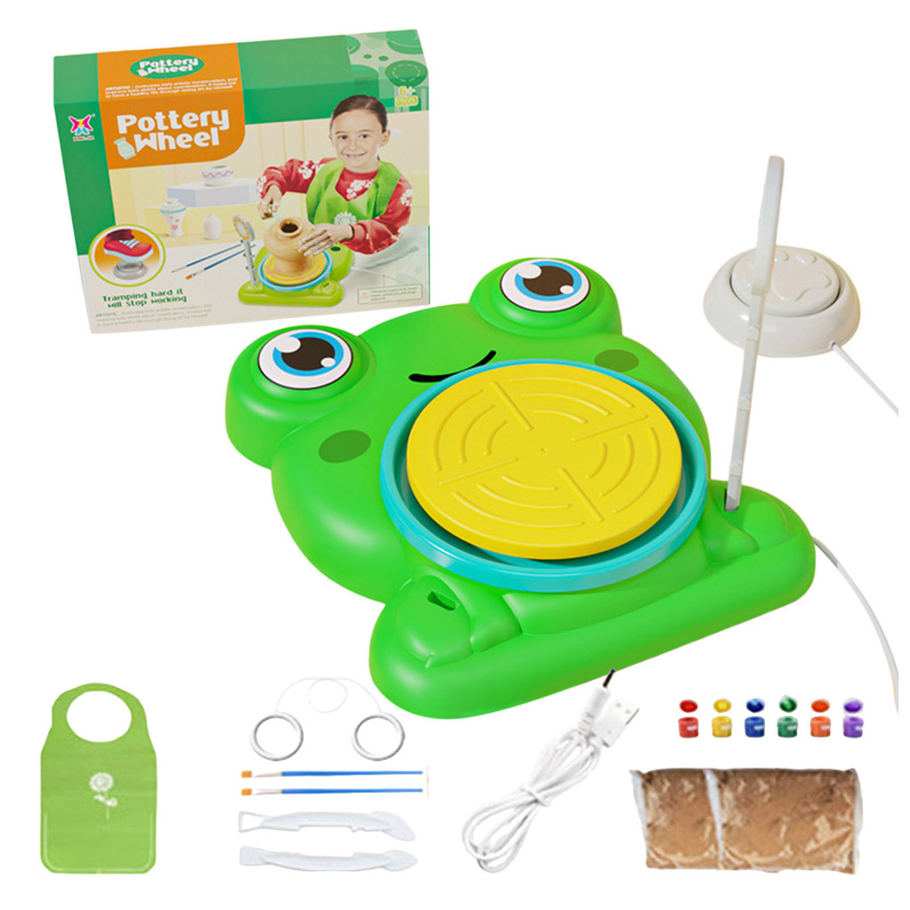 

Arts Training Equipment Forearm Pads Pottery Wheel For Kids Complete Pottery Painting Kit Arts And Crafts For Kids Ages 8 12