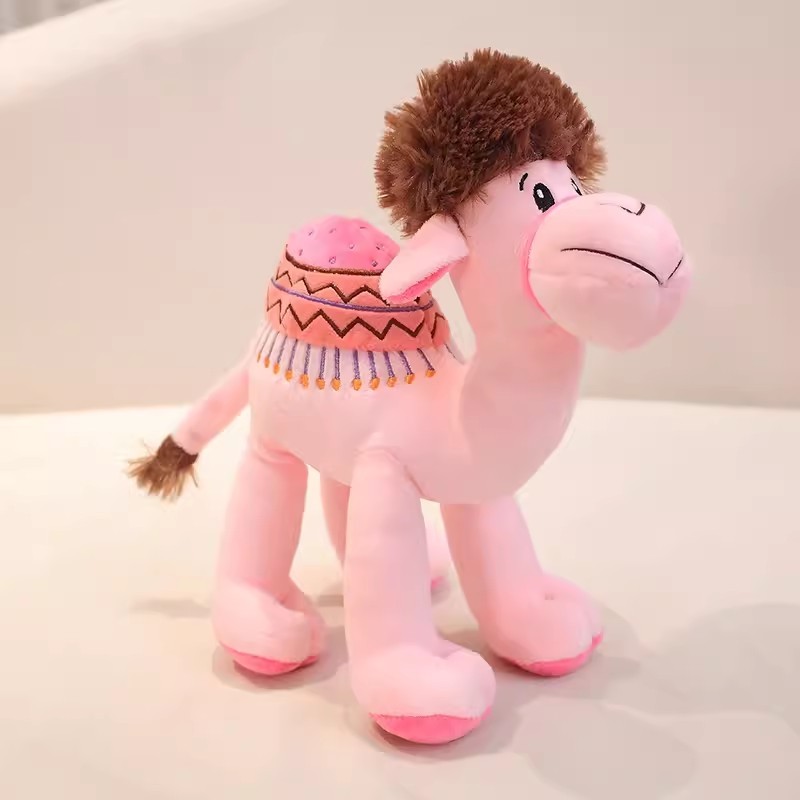 Lovely Desert Camel Pink Dromedary Cute Wild Animal Doll Soft Plush Toy Girl Boy Birthday Christmas 