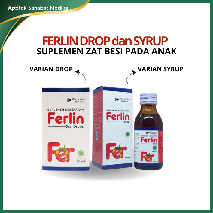 FERLIN DROP/SYRUP SUPLEMEN ZAT BESI