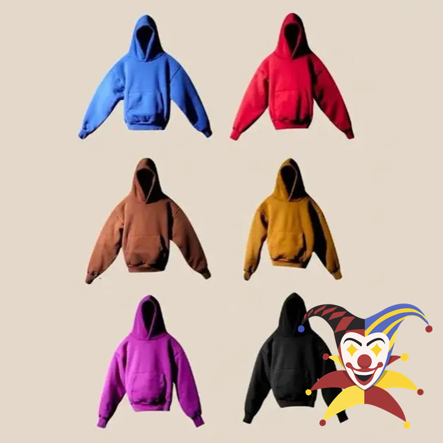 Kanye West Tour Hoodie Men Women Fleece Season 6 Hoodie Thick Fabric Hooded Ye Sweatshirts Collar Ta