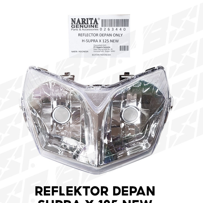 NARITA ECERAN BATMAN Cover body REFLEKTOR SUPRA X 125 BATMAN BATOK DEPAN SUPRA X 125 BATOK BELAKANG 