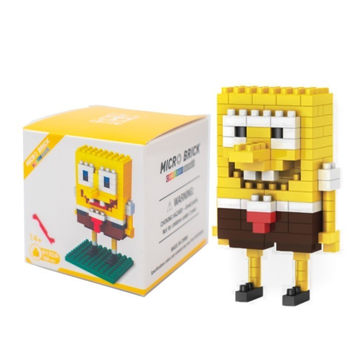 Vincent Mainan lego puzzle micro brick spongebob - spongebob