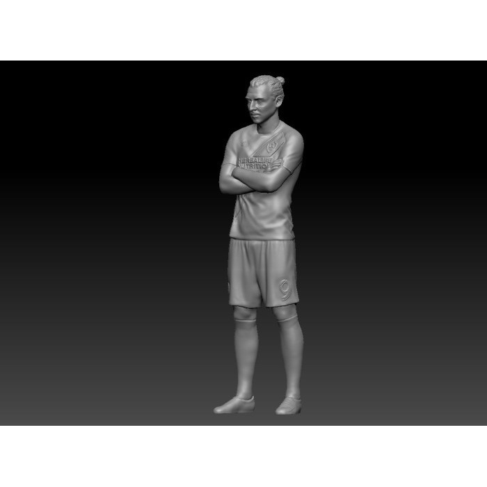 Figure Resin Zlatan_Ibrahimovic Skala 64 Miniatur Pajangan Diorama Diecast
