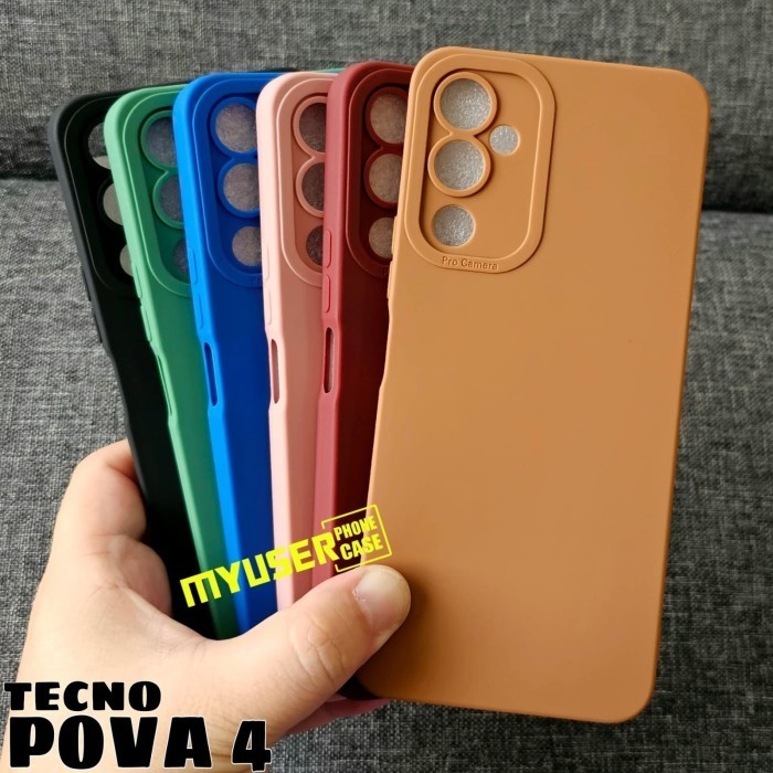 TECNO POVA 4 CASE PRO CMERA MACARON CASE TECNO POVA 4