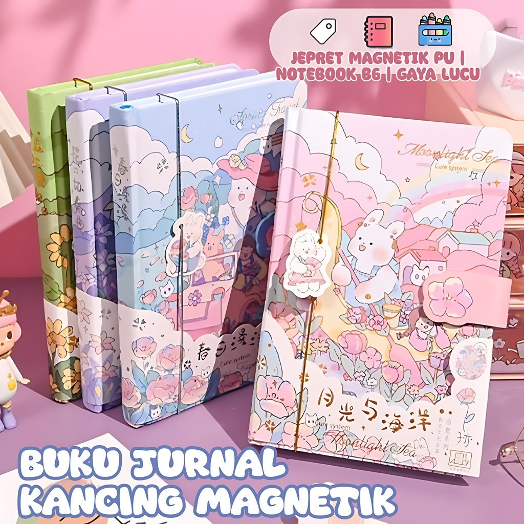 

Notebook Rabbit Cute/ Buku Tulis Karakter Lucu/ Buku Catatan Jurnal Diary