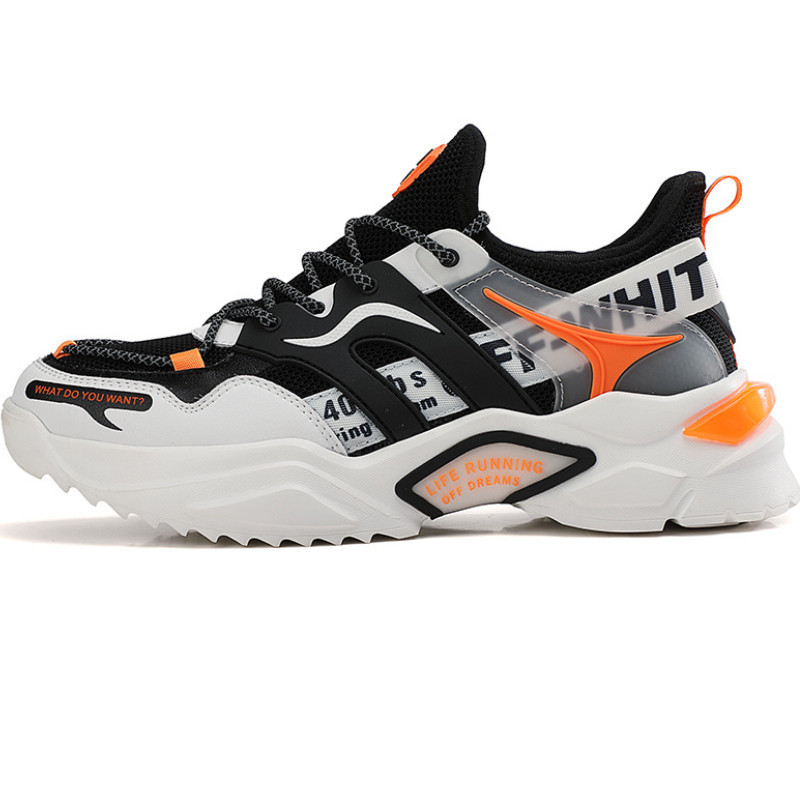 Sepatu Sneakers Pria Sepatu Pria Sneakers oalhraga lari  putih hitam Sepatu Aerostreet SP13