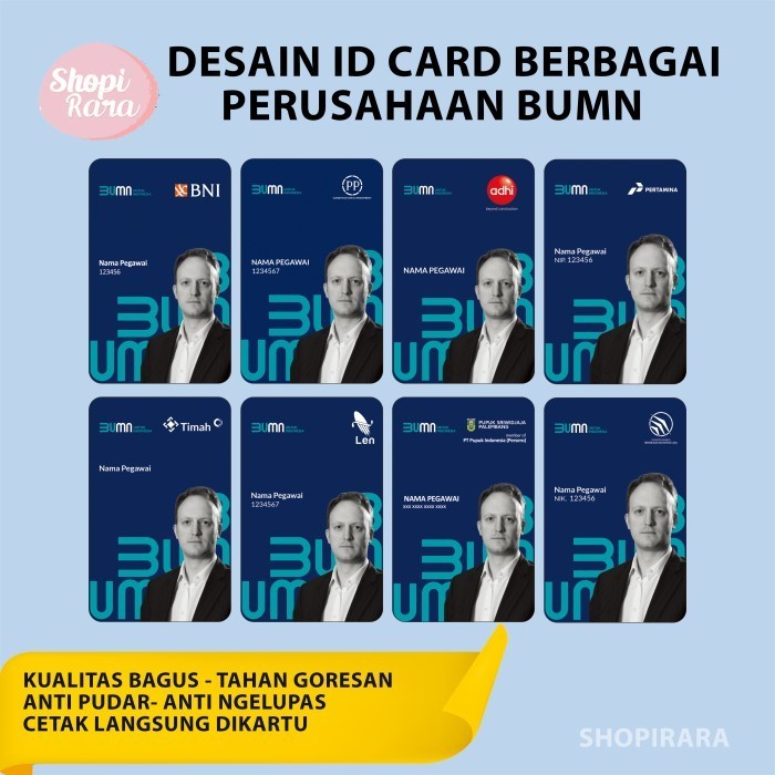 

PROMO!! -ID CARD BUMN BANK MANDIRI TERBARU MENGGUNAKAN KARTU EMONEY