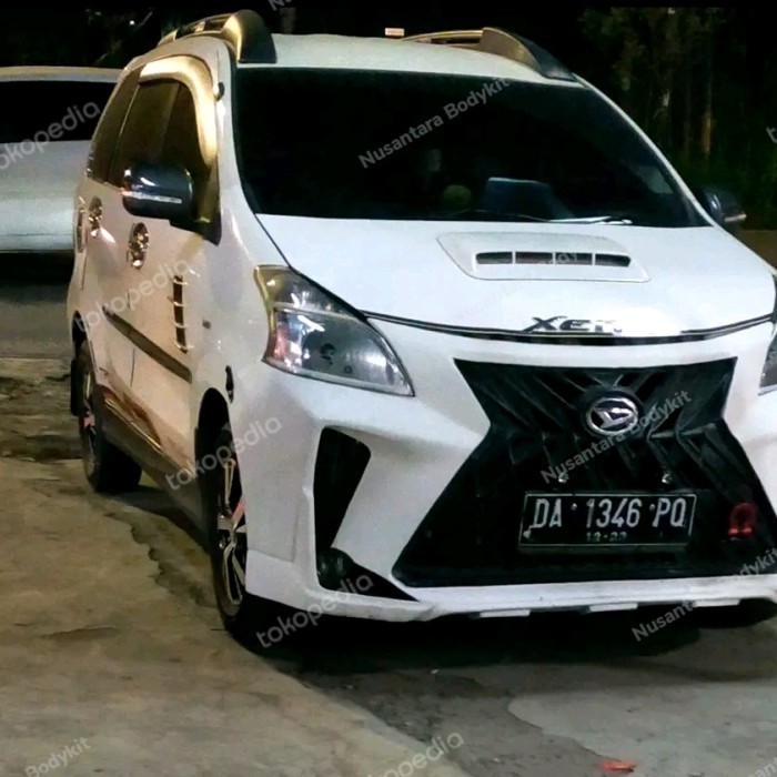 bodykit avanza 2012-2014 bagian depan model lexus bahan saja s15