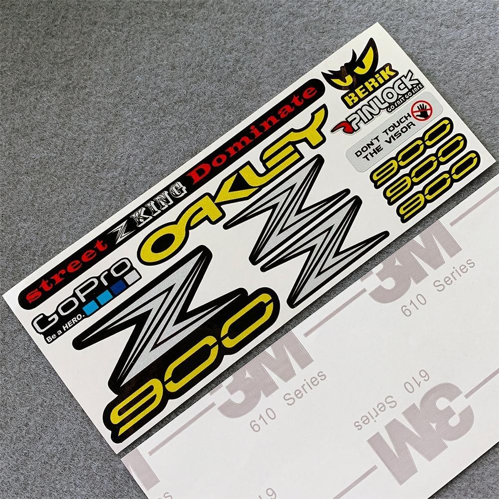 Stiker HELM EVO Stiker Windshield Stiker KACA Helm Racing Moto GP