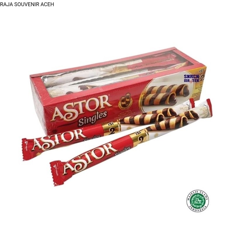 

Astor Single Wafer Coklat 1 Box 12pcs