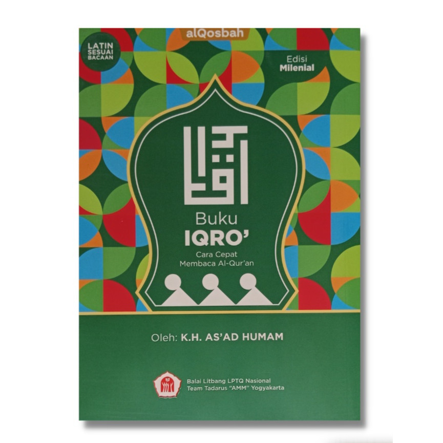 buku iqro milenial + Latin berwarna cara cepat belajar al-qur'an ( AMM ) iqro 1-6 BUKU IQRO NGAJI ANAK JILID 1 SAMPAI 6 iqra bukan ummi qiroati yanbua