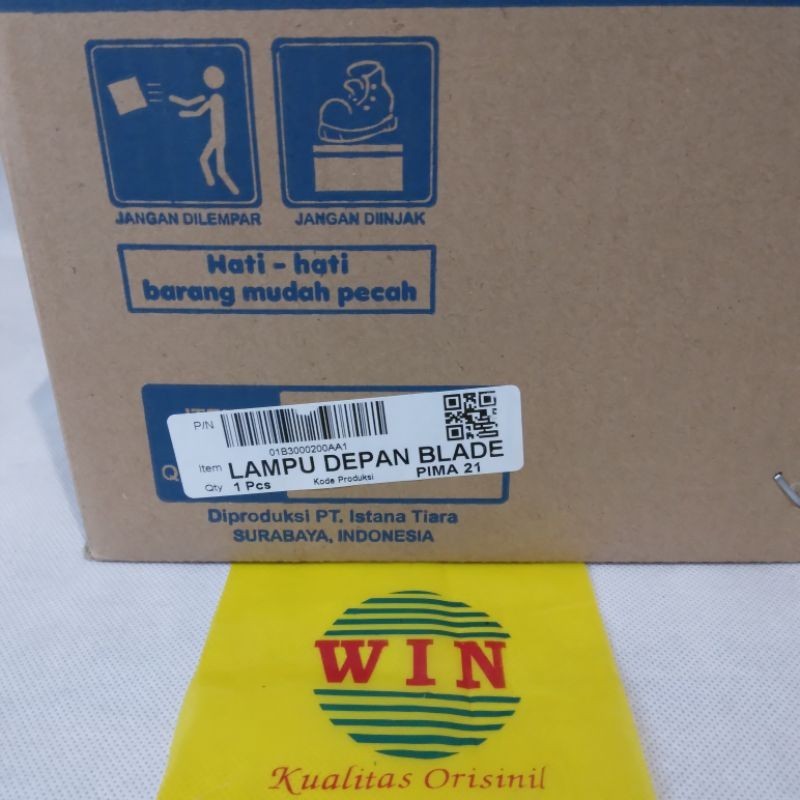 lampu depan / reflektor Blade merk win