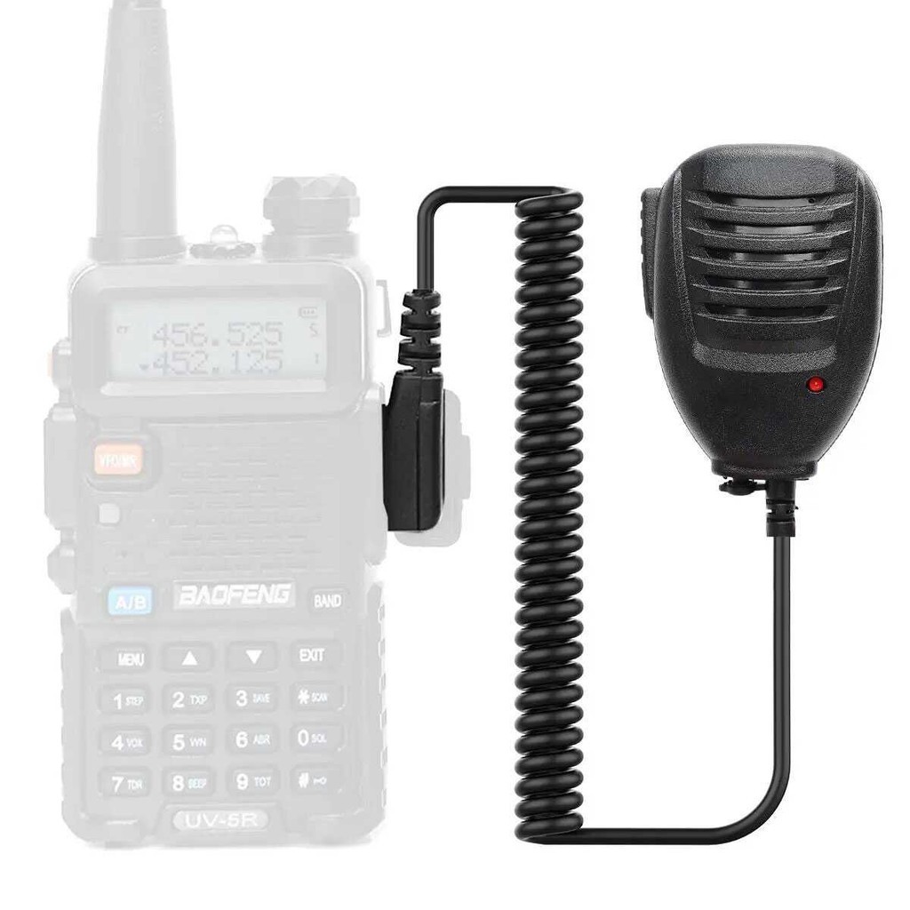 COD Speaker Mic Mikrofon PTT Untuk HT Walkie Talkie Baofeng Pofung Taffware Seri UV 5R UV5RA UV5RB U