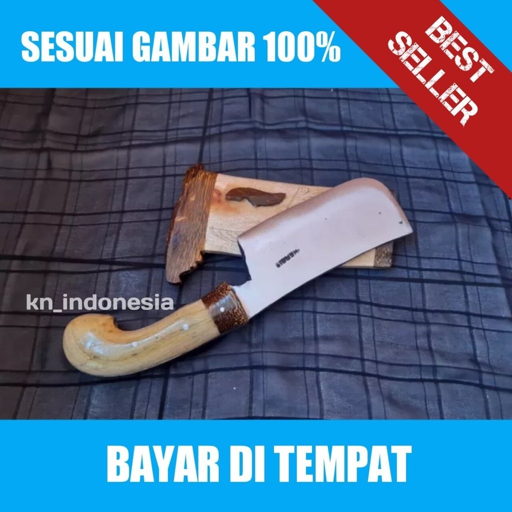 TERMURAH BEDOG CIBATU ASLI BEDOG Petok Cacah Chopper Daging Tulang Kayu Jati Baja Per