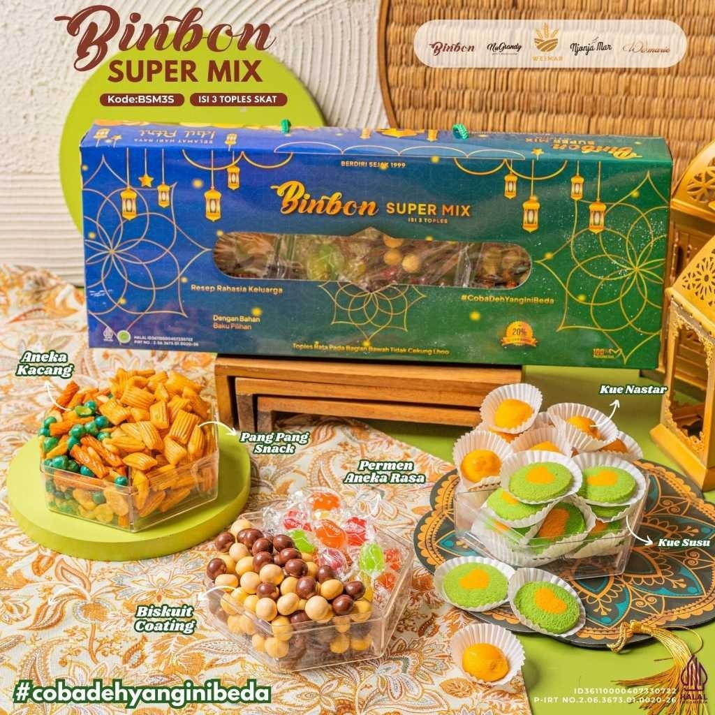 

BINBON SUPER MIX / KUE KERING LEBARAN / HAMPERS