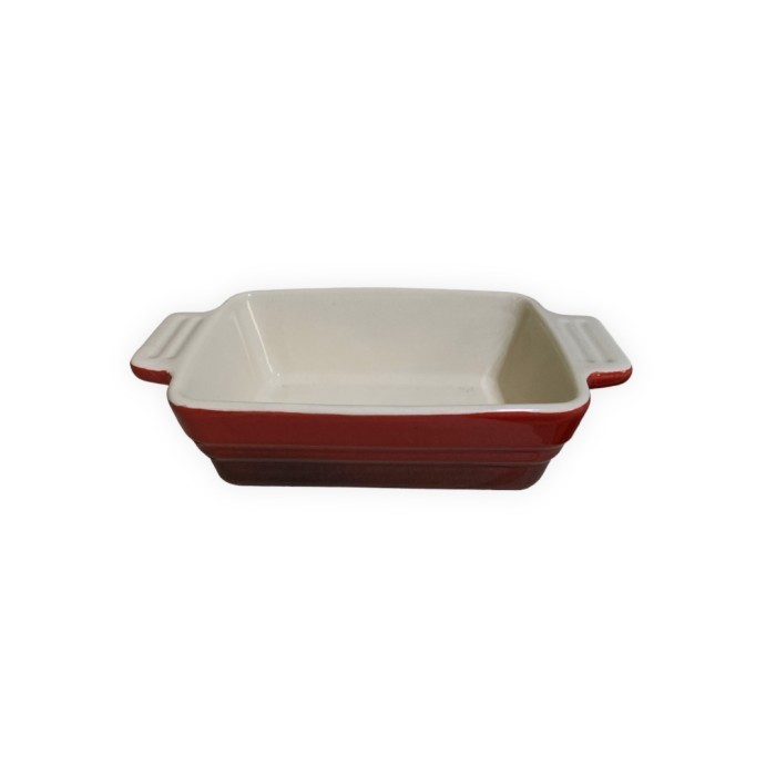Baking dish piring saji Le creuset  made in france - Kuning