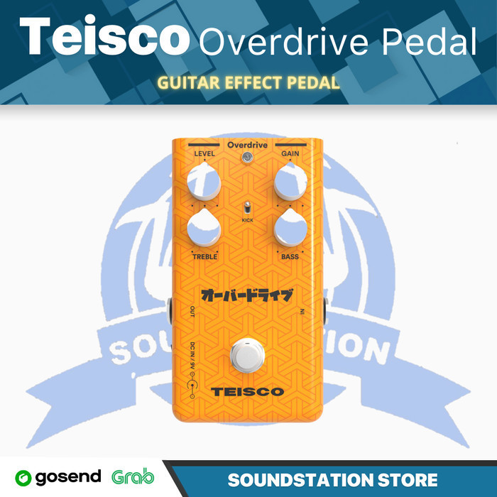 Teisco Overdrive Pedal Guitar Effect - Efek Gitar