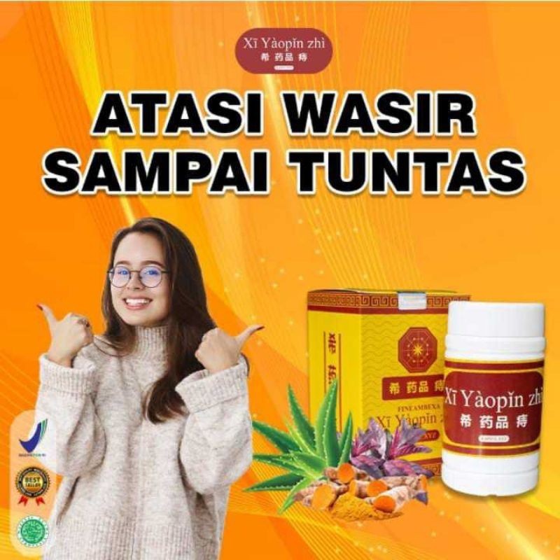 Xi Yaopin Zhi Kapsul Ambeien Dan Wasir Asli Original