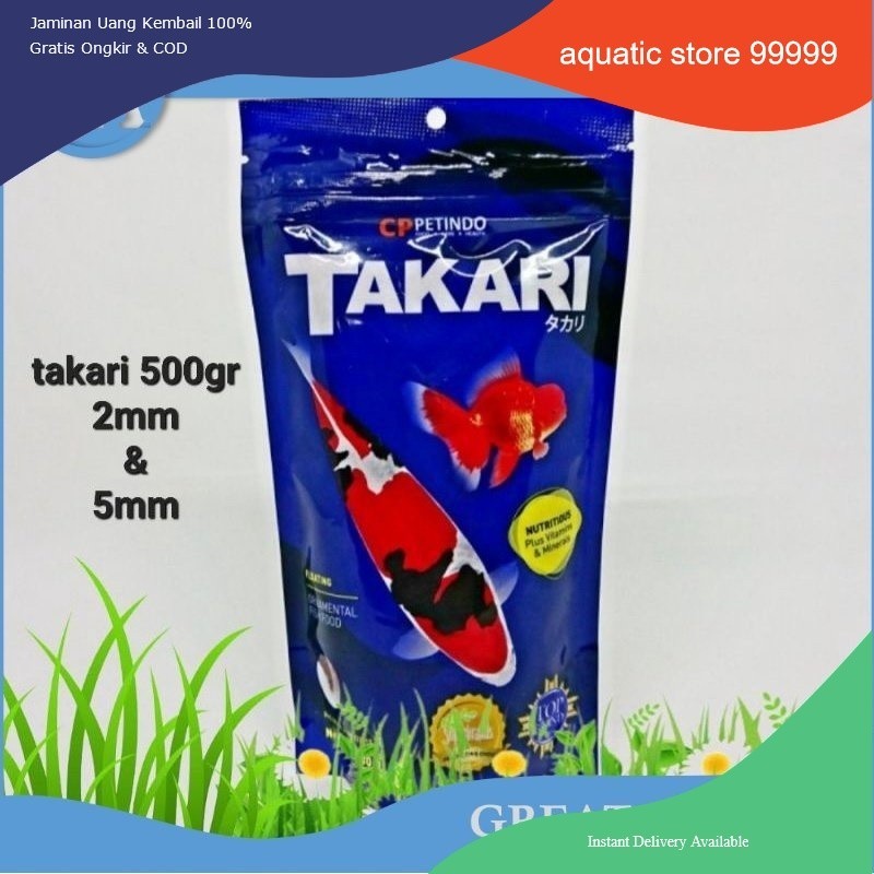 takari 500 gr pelet pakan ikan koi koki dll TAKARI 500 gr