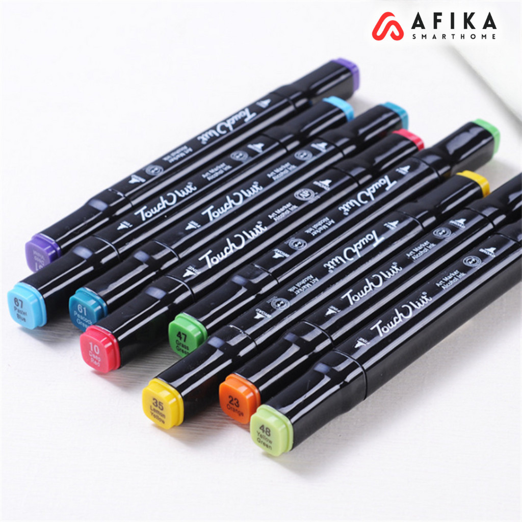 

Stabilo Spidol Warna Sketsa Umum Dua Sisi Kepala Tulis Luas dan Halus Double Headed General Touch Marker Pen Animation Set 12 Color
