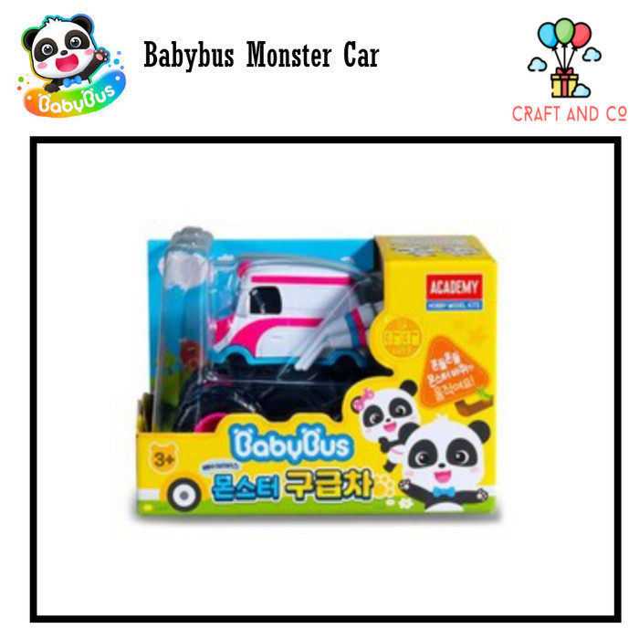 Vincent Mainan mobil Monster Truck Babybus Police Car Truck Fire truck Tow - Ambulance