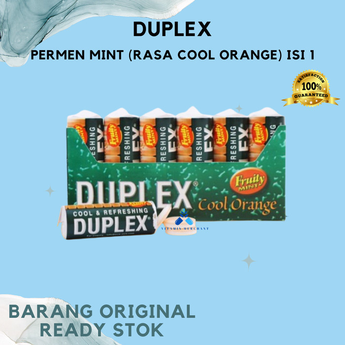 

Permen Mint Duplex (Rasa Cool Orange) isi 1