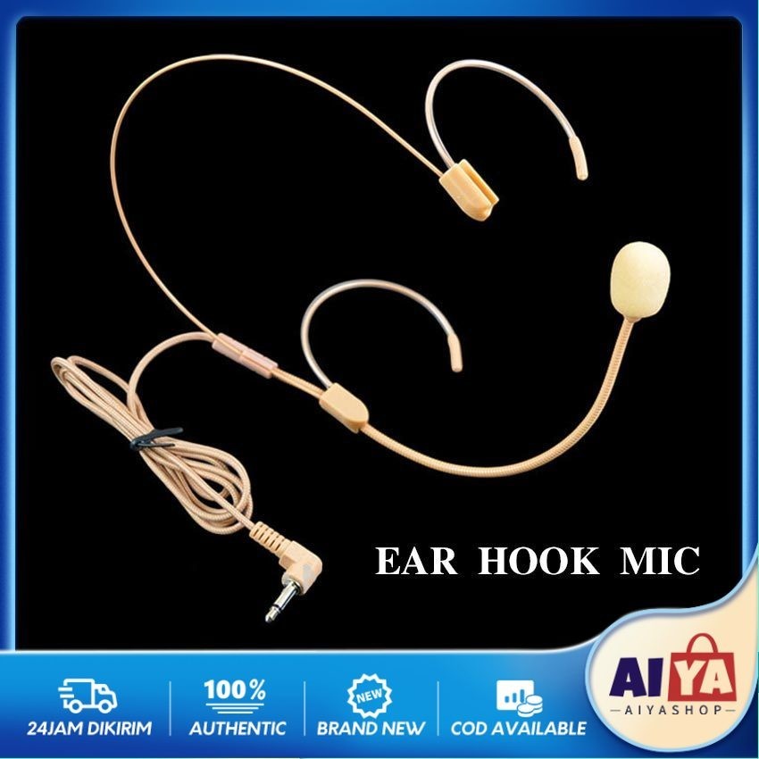 Mic Bando Microphone Kabel Panjang Clip On Jack 3.5Mm Suara Jernih