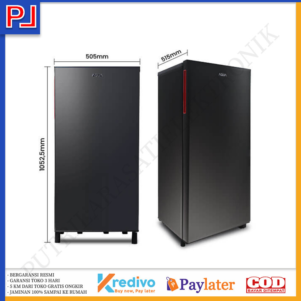 KULKAS 1 PINTU Aqua Type Aqr-D181 KHUSUS BANDUNG, JAKARTA & JAWABARAT