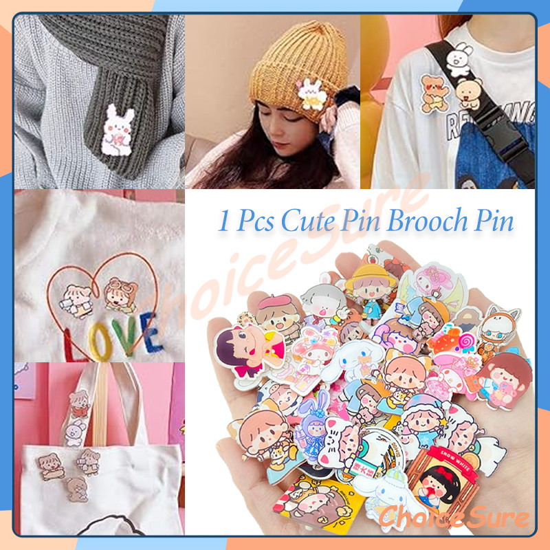 Cute Pin Brooch Pin / Korea Pin Tas Lucu Cute Pin / Akrilik Astronot Bros Gadis Aksesoris