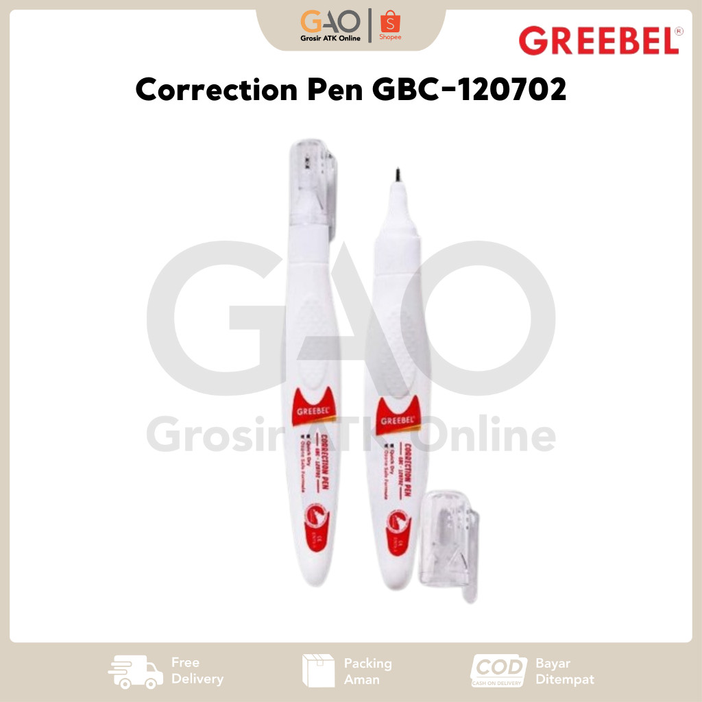 

Correction Pen Panjang Tipe-X Cair Greebel GBC-120702
