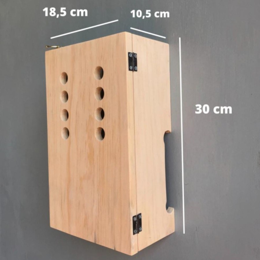 Box KWH Listrik Kayu - Kilometer MCB