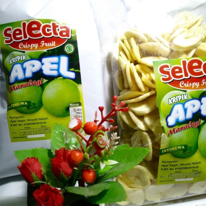 

Terbaru Keripik Apel Selecta Super Transparant Tanpa Kulit 500 gram