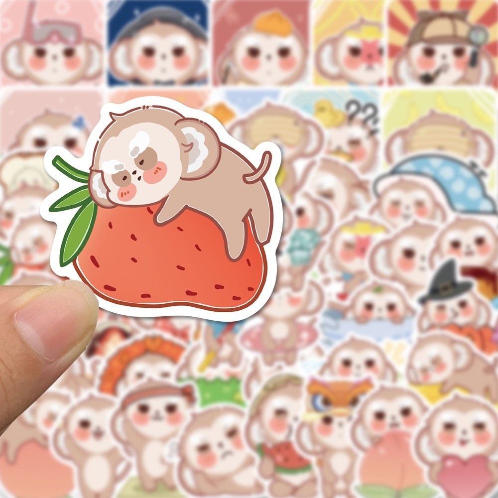 

PROMO25 Pcs Stiker Motif Kartun Monyet Lucu Tahan Air Untuk Dekorasi notebook hello.nuza