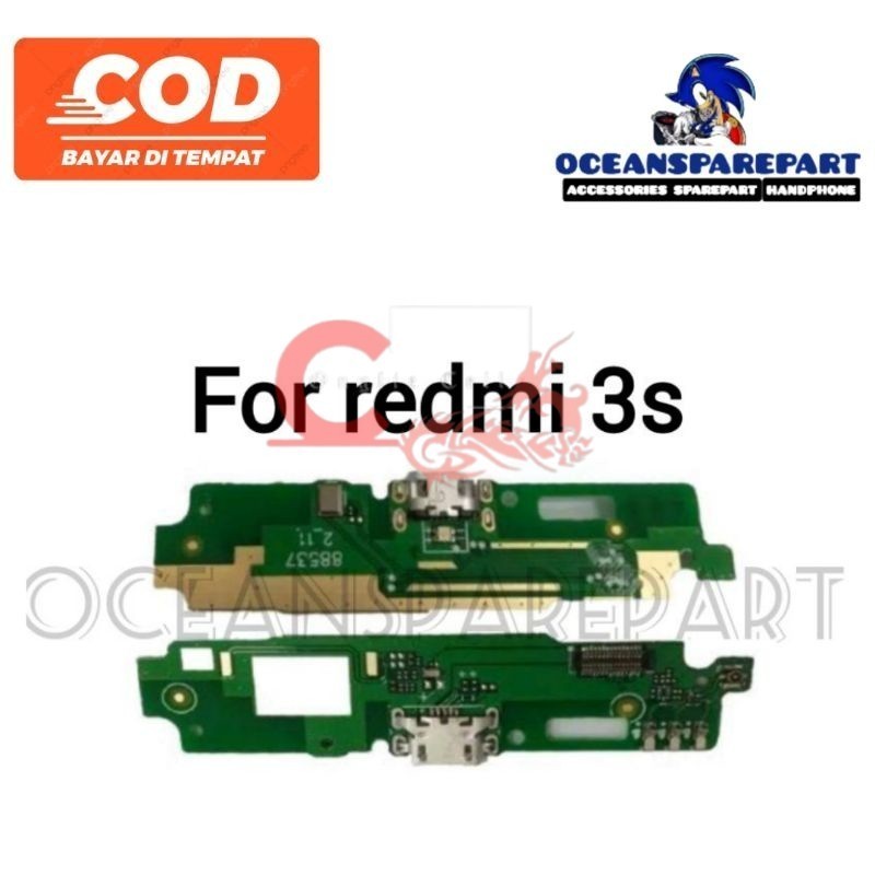 BOARD PAPAN CAS KONEKTOR CONEKTOR CHARGER XIAOMI REDMI 3S PLUG IN MIC