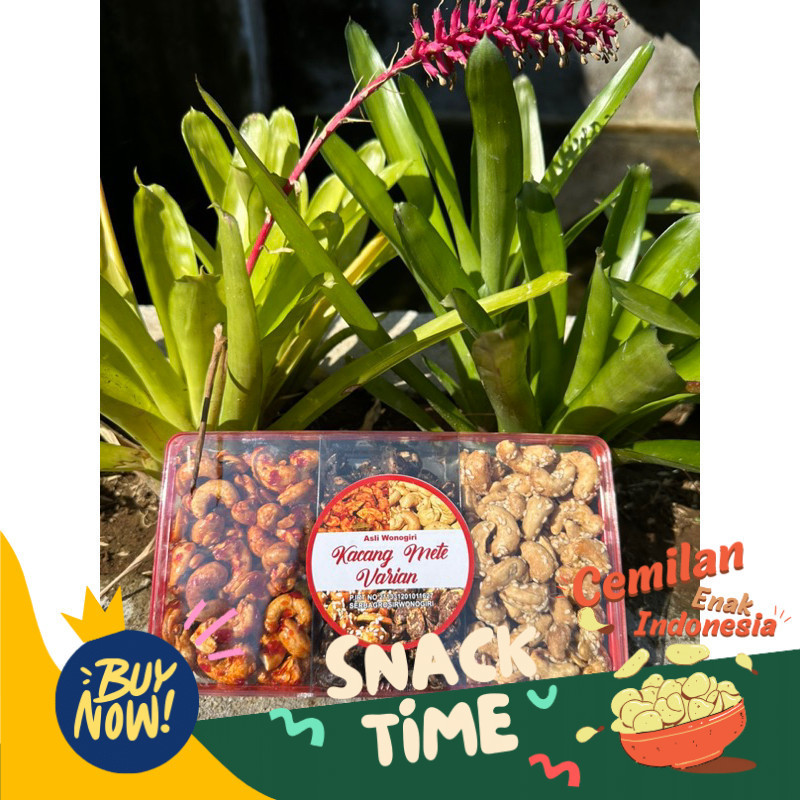 

Special Diskon KACANG METE MIX 3 VARIAN RASA KEMASAN EXCLUSIVE