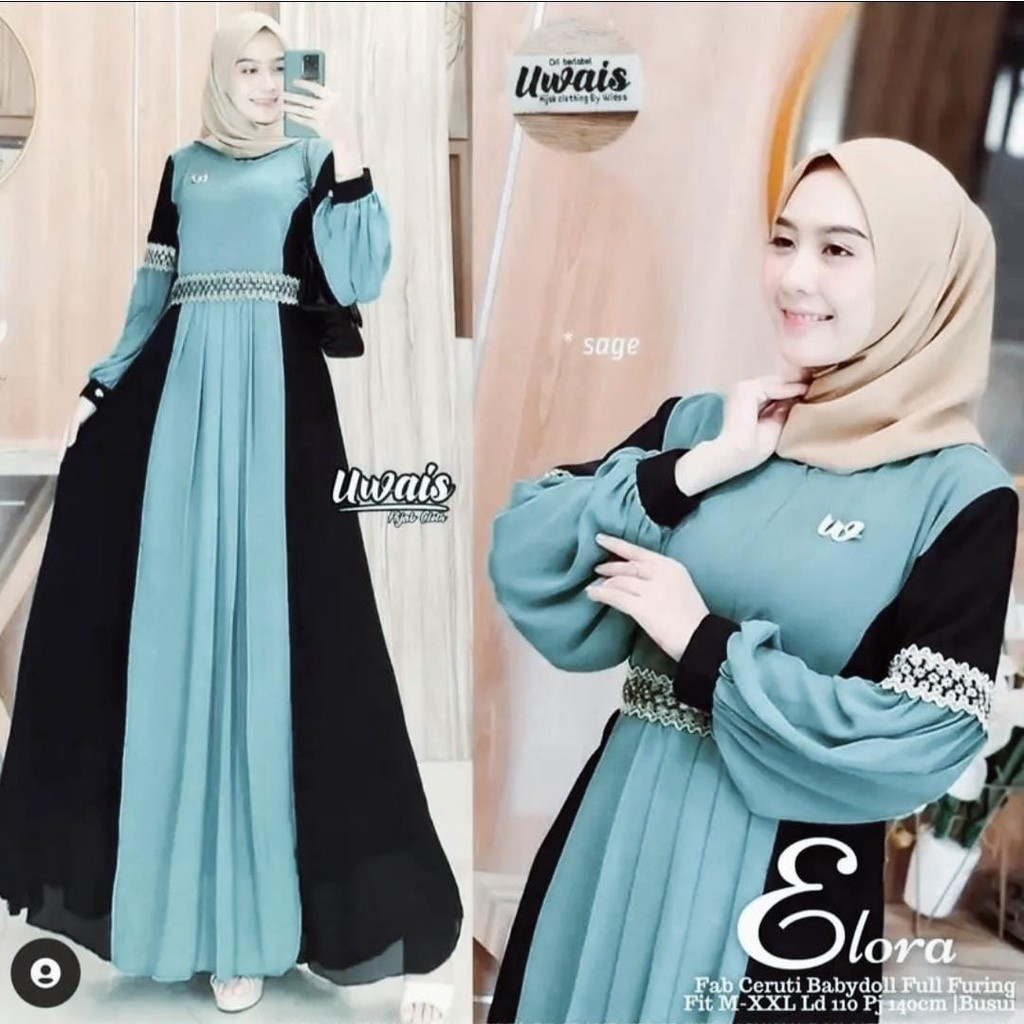 CERUTY ELORA SUPER JUMBO XXXL [ LD 130 BB 95- 120 KG]GAMIS CERUTY BEBYDOL RENDA /GAMIS REMPEL/ BUSUI