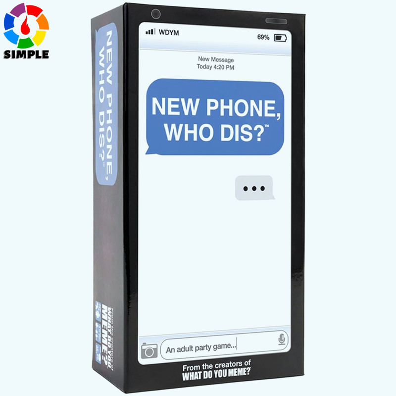 What Do You Meme New Phone Who Dis Adult Offline Text Message Party Card Game