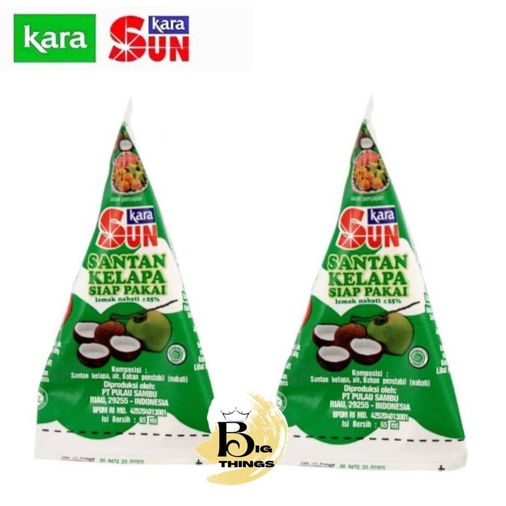 

Santan Kelapa Sun Kara 65ml Cair Siap Pakai Segitiga