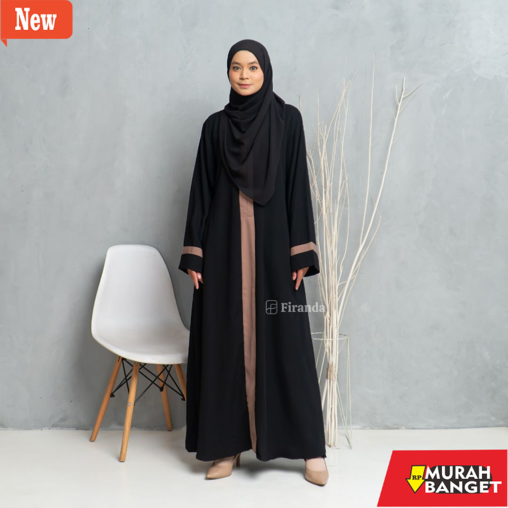 Gamis yang terbaru- Firanda Abaya Arumi - Abaya Basic Polos - Gamis Dress Syar'i