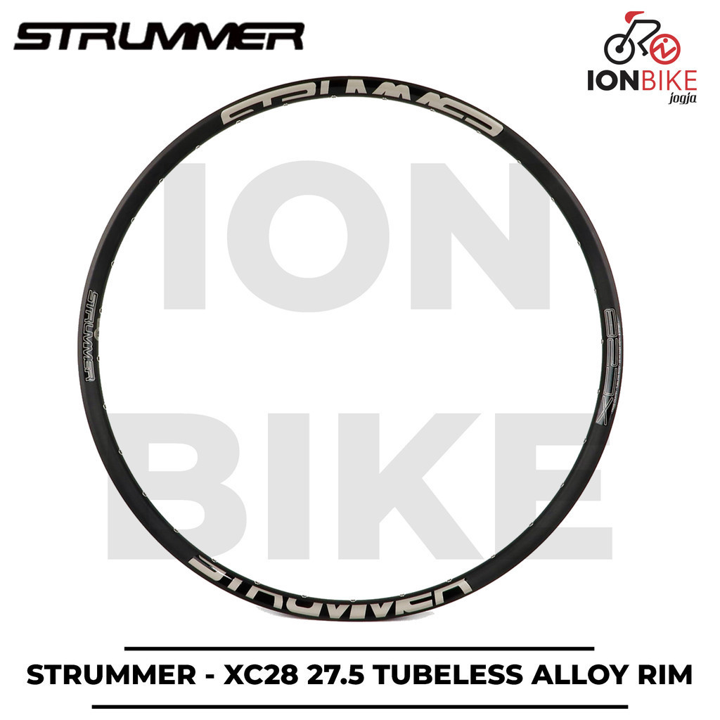 Velg Rim Rims Strummer 27.5 Inch XC28 32 Hole 32H Tubeless Alloy PCS Superlight Ringan 32 H Sepeda G