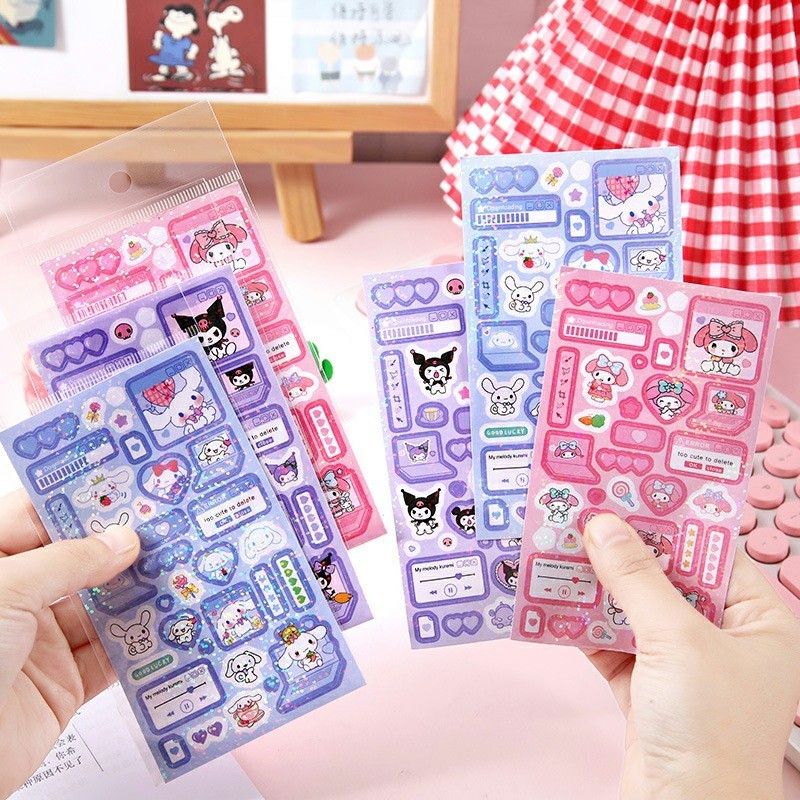 

COD Stiker Kartun Sanrio Lucu Stiker Gadis Hati Ins Gaya Stiker DIY Stiker Siswa Kreatif