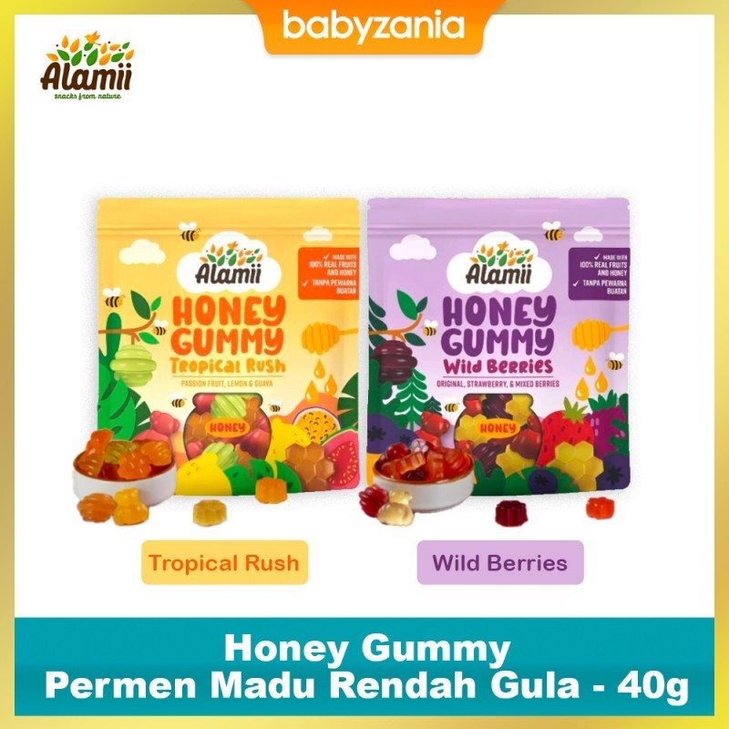 

Alamii Honey Gummy / Permen Madu Rendah Gula 40 gr