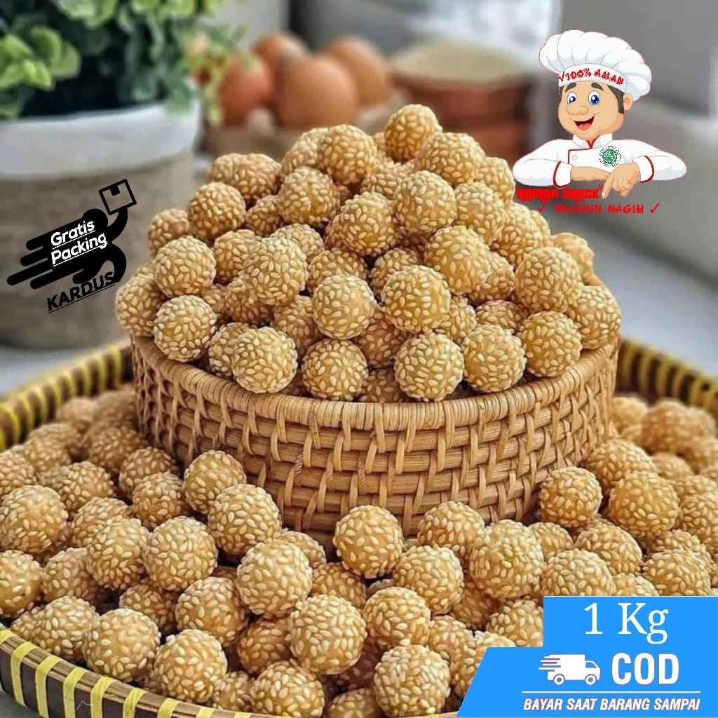 

{1Kg} CIPUT WIJEN KUNING / ONDE MINI COKLAT | SNACK KILOAN MURAH - RASA DIJAMIN NAGIH - MAKANAN RINGAN / GRATIS ONGKIR