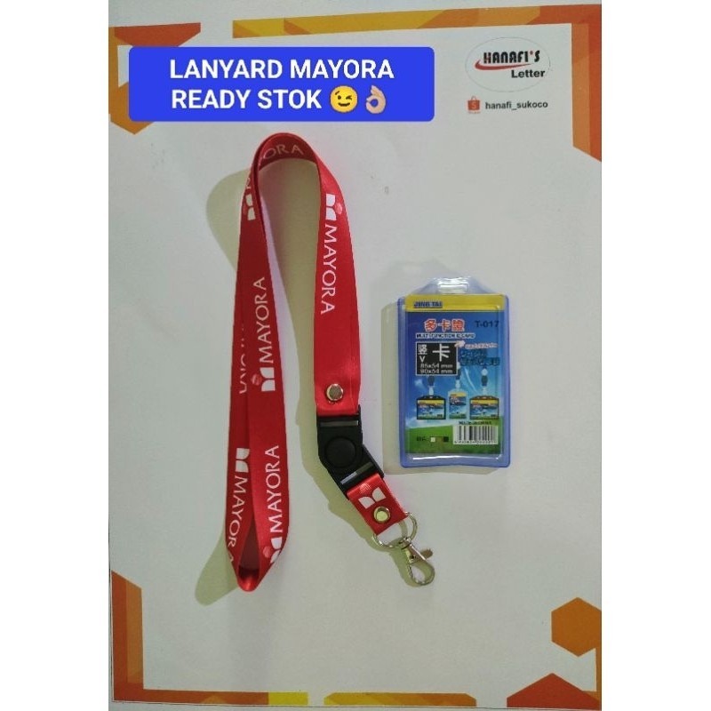 

MAYORA Tali id card Mayora [READY STOK] Lanyard printing satuan