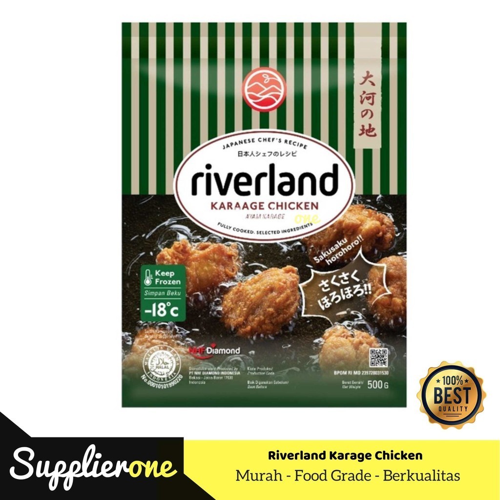 

Riverland Chicken Karaage 500g / Chicken Karage / Chicken Karage Riverland / Chiken Karage / Karage / Karage Riverland / Riverland Karaage