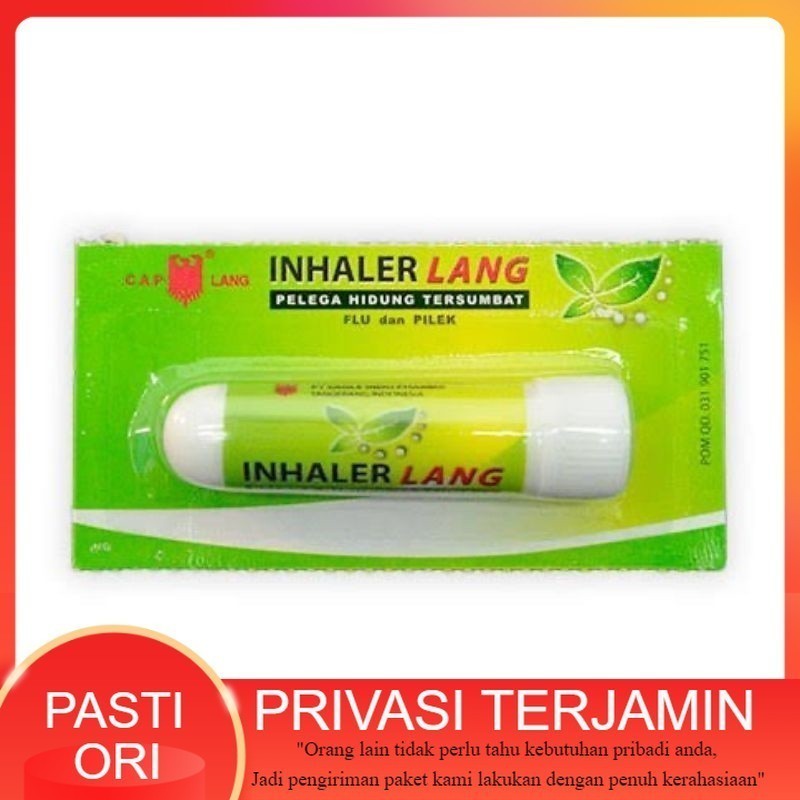 Inhaler Lang / Cap Lang Inhaler - Inhaler Lang, Inhealer, Pelega Hidung Tersumbat