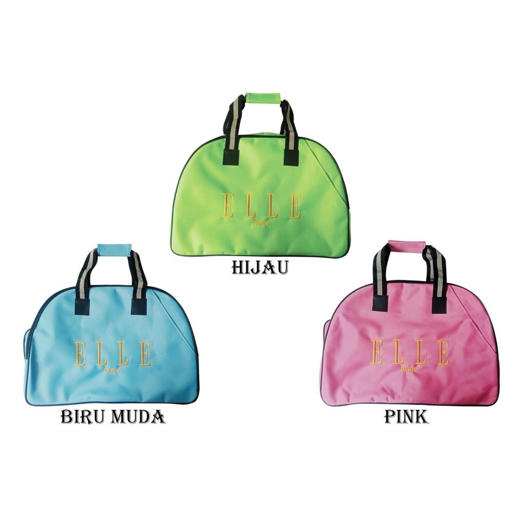 TAS TRAVEL WANITA ELLE / BAG ELLE/ TAS PAKAIAN TENTENG WANITA / TAS PAKAIAN BESAR ELLE BAG