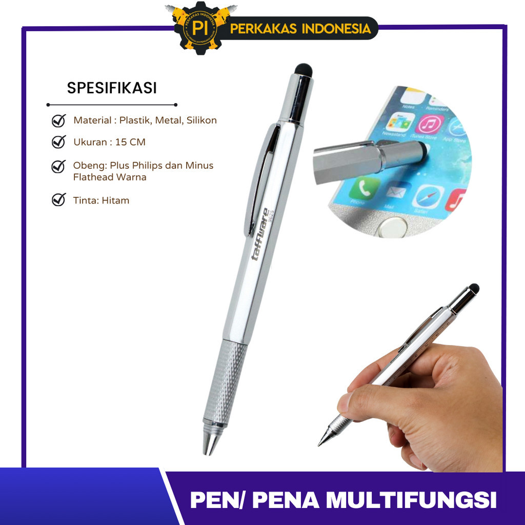 Pen Multifungsi Pena Pensil Penggaris Ukur Meteran Garisan Sketmat Pulpen Jangka Sorong Vernier Cali