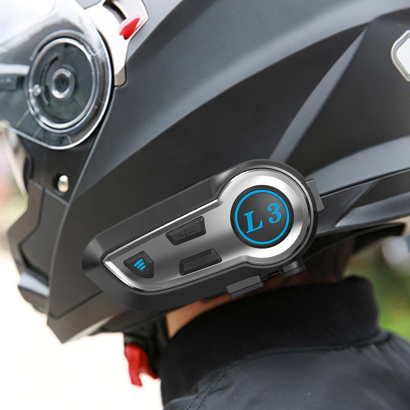 Bluetooth 5 0 Headset Helm Interkom Tanpa Kabel Headset Helm Motor Mikrofon Interkom Headphone Penja